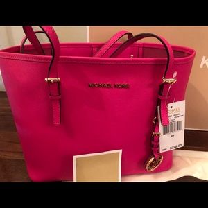 Michael Kors jet set travel tote small